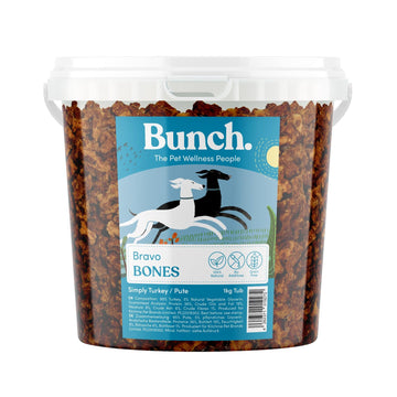 Trainingsknöchelchen Pute - Bunch (1kg-Eimer)